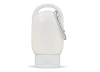 Sonnenschutzlotion mit Karabiner SPF30 aus recyceltem Material