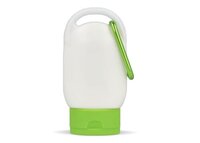 Sonnenschutzlotion mit Karabiner SPF30 aus recyceltem Material