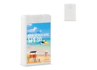 KreditkartenSonnenschutzspray SPF30 aus recyceltem Material