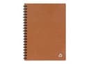 Notizbuch aus recyceltem Leder Midi