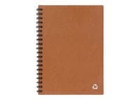 Notizbuch aus recyceltem Leder Midi