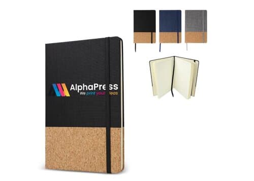 Notizbuch R-PET &amp; Kork A5