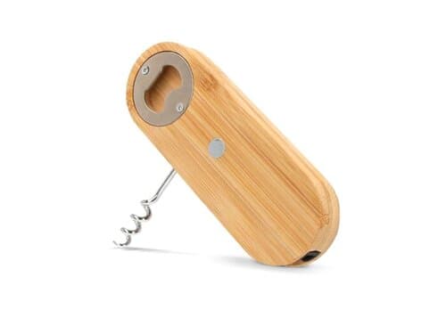 Multifunktionaler Flaschenöffner aus Bambus