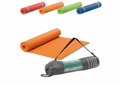Fitness-Yogamatte mit Trageriemen