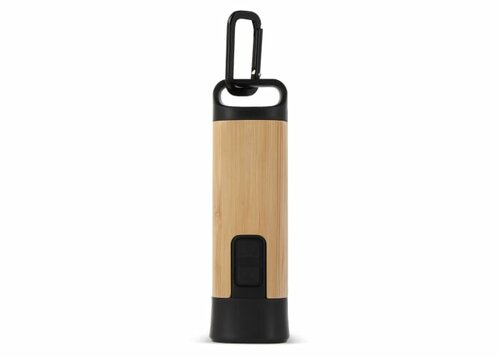 Wiederaufladbare R-ABS &amp; Bamboo Taschenlampe