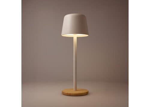 Solis Dimmbare Tischlampe mit Bambusfuß