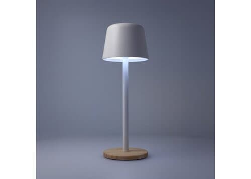Solis Dimmbare Tischlampe mit Bambusfuß