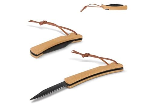 Taschenmesser aus Bambus