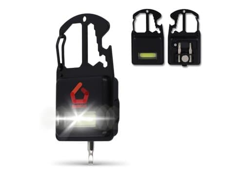 Kompaktes Multitool aus R-ABS &amp; Metall 7 Funktionen