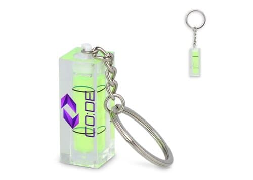 Schlüsselanhänger mit Wasserwaage