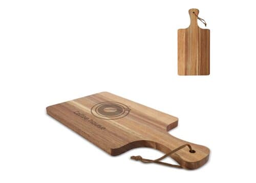 Servierbrett aus Akazie 37 x 18 x 1,5 cm
