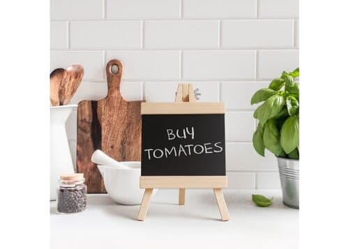 Kreidetafel auf Staffelei