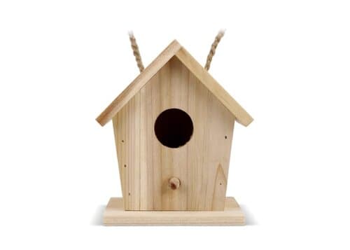 Kleines Vogelhäuschen aus FSC-Holz