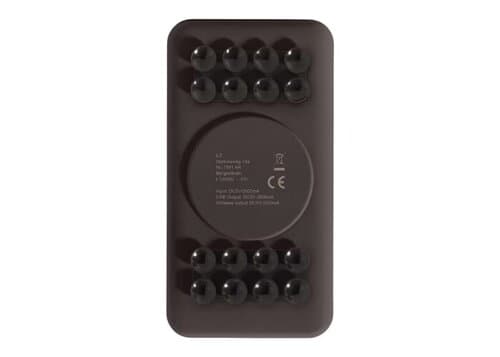 Powerbank Blade, kabellos, 4000mAh, Saugnäpfe