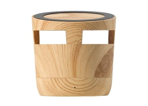 3W Lautsprecher in Holzoptik &amp; 5W Kabelloses Ladegerät