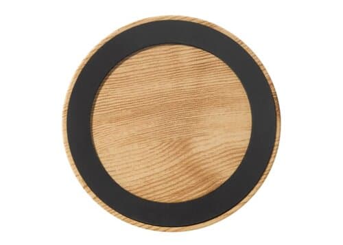 3W Lautsprecher in Holzoptik &amp; 5W Kabelloses Ladegerät