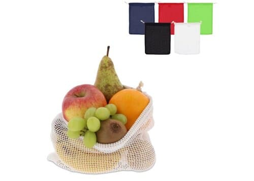 Wiederverwendbare Lebensmitteltasche OEKO-TEX® Baumwolle 25x30cm