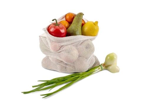 Wiederverwendbare Lebensmitteltasche OEKO-TEX® Baumwolle 30x40cm