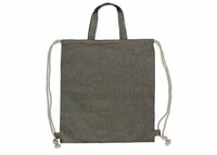 TascheBeutel mit Kordelzug aus recycelter Baumwolle 38x42cm