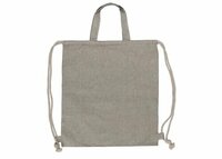 TascheBeutel mit Kordelzug aus recycelter Baumwolle 38x42cm