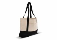 Strandtasche Baumwollsegeltuch OEKO-TEX® 280g/m² 42x10x30cm