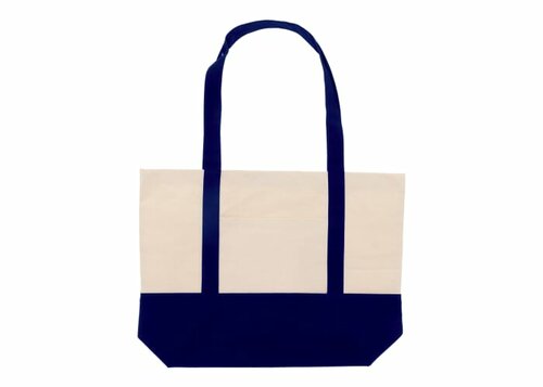 Strandtasche Baumwollsegeltuch OEKO-TEX® 280g/m² 42x10x30cm
