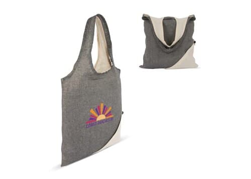 Einkaufstasche Recycelte Baumwolle OEKO-TEX® 140g/m² 38x42cm