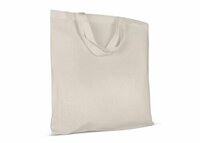 Tragetasche aus Baumwolle OEKOTEX 140gm 38x42cm kurze Henkel