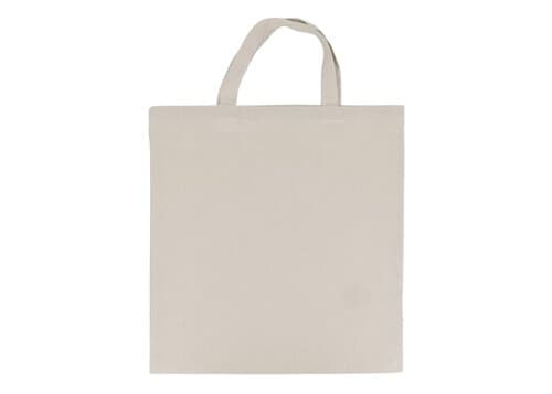 Tasche OEKO-TEX® natur kurze Henkel 220g/m² 38x42 cm