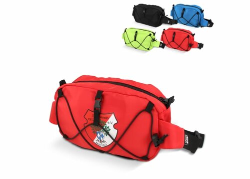 Umhängetasche aus R-PET mit Kordelzug