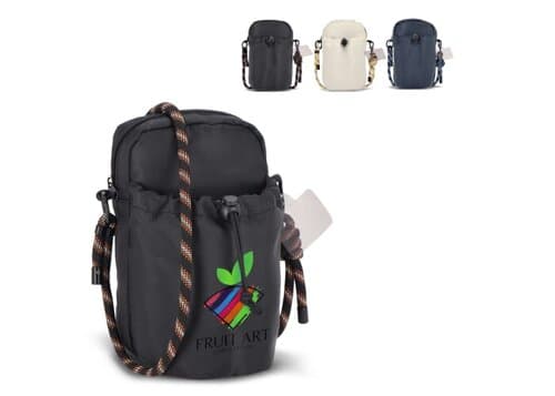 Crossbody Flaschenhalter-Tasche mit Paracord-Gurt