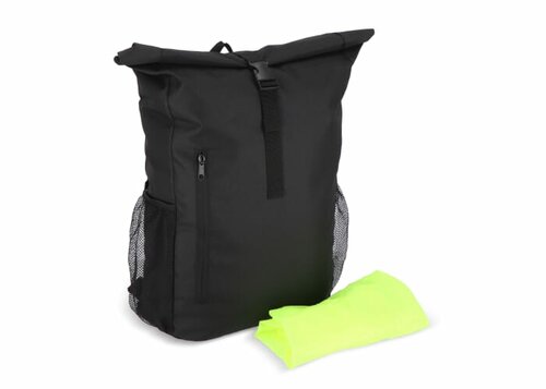 R-PET 600D Rolltop Fahrrad-Rucksack 20L
