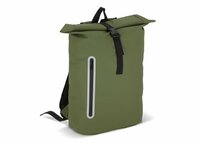 PUbeschichteter RPET 600D RolltopRucksack 20L
