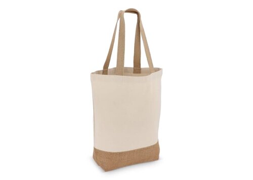 Baumwoll-Jute Tragetasche OEKO-TEX® 41 x 13 x 41cm 320g/m²