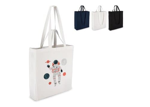 Tragetasche aus Baumwolle OEKO-TEX® 38 x 10 x 42cm 140g/m²