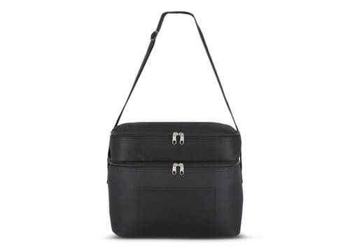 R-PET 600D Doppelfach-Kühltasche 30 x 20 x 25cm 12L