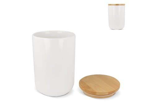 Vorratsdose Keramik &amp; Bambus 900ml