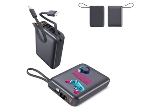 Nova Powerbank 22,5 W Power Delivery mit integrierten Kabeln 20000 mAh