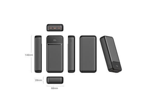 Nolu Powerbank mit LED-Anzeige 20000 mAh