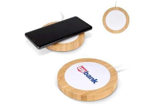 Drahtloses Ladegerät Bambus &amp; RABS 15W