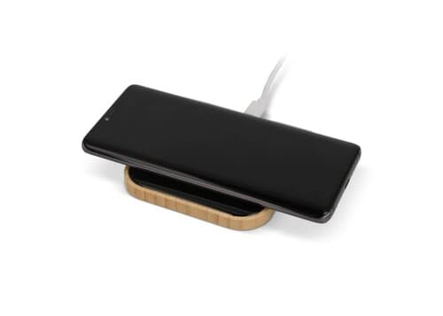 Kabelloses Ladegerät aus Bambus und Glas 10W