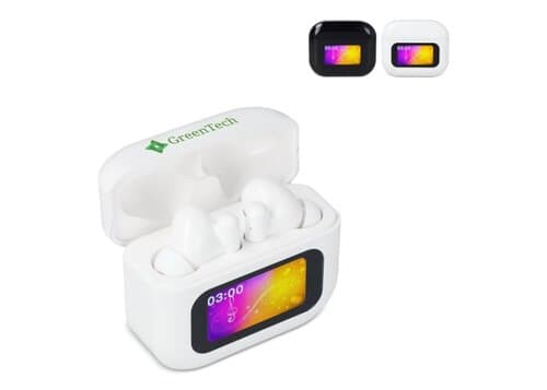 Kabellose ANC-Earbuds mit LCD-Touchscreen-Steuerung