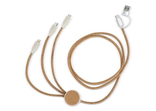 Cork 3 in 1 PD charging &amp; data cable