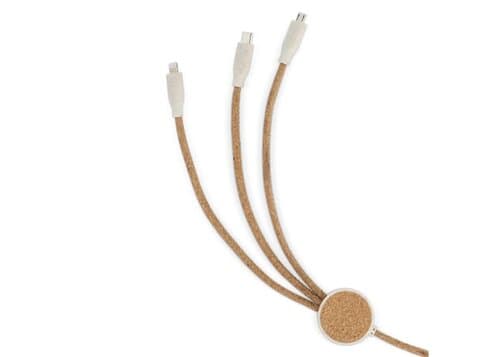 Cork 3 in 1 PD charging &amp; data cable