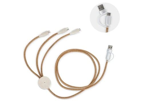 Cork 3 in 1 PD charging &amp; data cable
