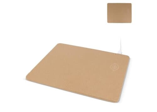 Mousepad mit kabellosem Ladegerät aus Recyclingpapier