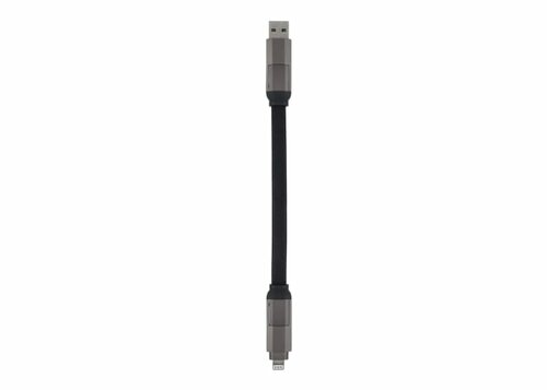 Multifunktionales 4-in-1 Kabel OTG Schlüsselanhänger Größe 60 W