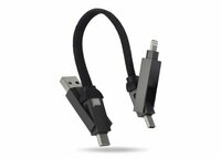 Multifunktionales 4-in-1 Kabel OTG Schlüsselanhänger Größe 60 W