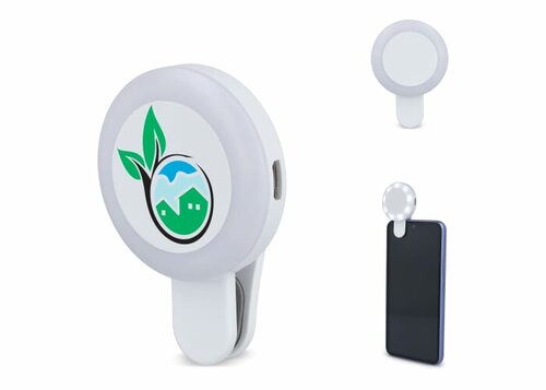 Universelle tragbare Selfie-LED-Leuchte mit 3 Helligkeitsstufen