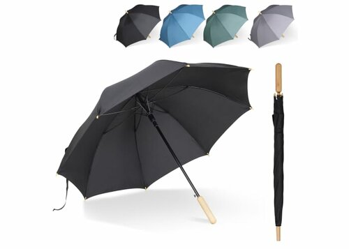 25” Regenschirm aus R-PET-Material mit Automatiköffnung